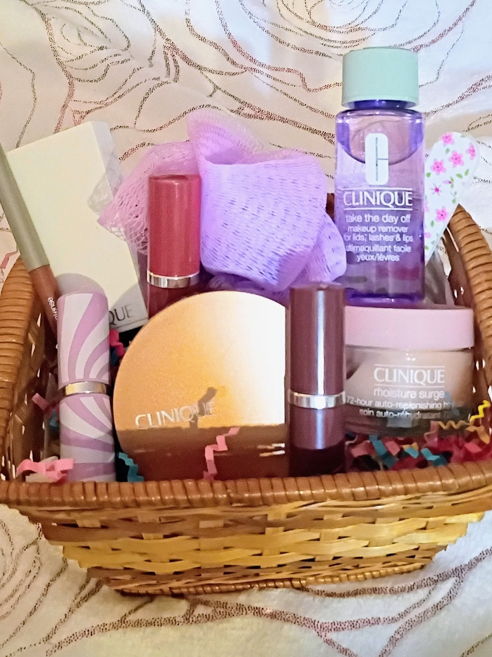 Clinique Pink & Purple Skincare Set - Moisture Surge & Take The Day Off